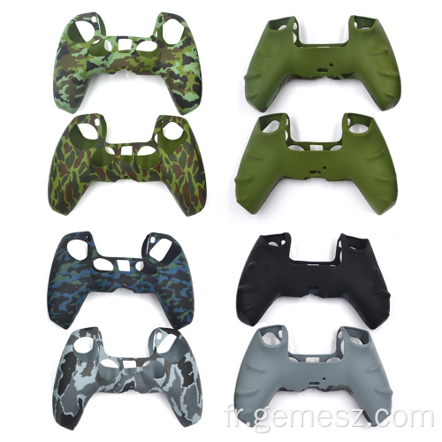 Peau de silicone camouflage pour Sony Playstation 5